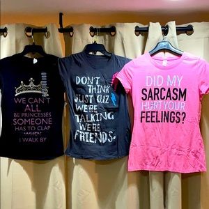 (All 3 statement T’s for 5$